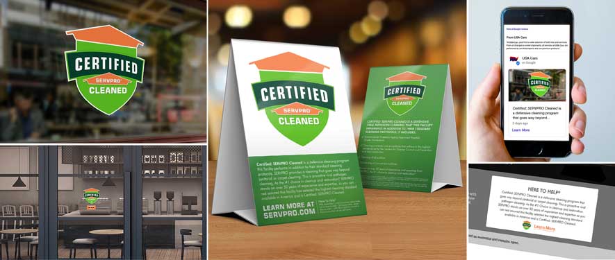 certified servpro cleaned program for coronavirus